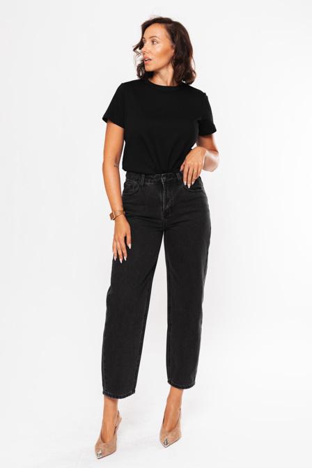 Hlače Jeans Barrel Black