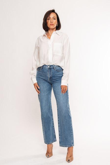 Hlače Jeans Bleu Straight