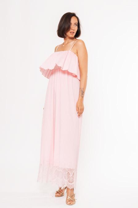 Pajac Plise&Lace