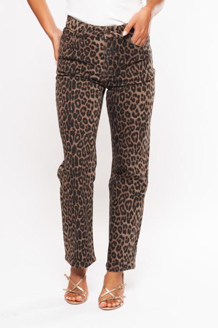 Hlače Jeans Straight Animal