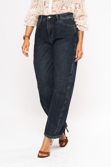 Hlače Jeans Barrel Long Pascal