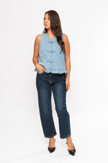 Jeans Hlače Blue Fonce